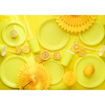 Picture of PAPER PLATES YELLOW 18CM - 6 PACK
